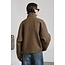 POMANDÈRE Felted wool cloth peacoat