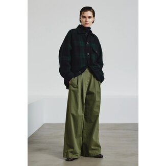 POMANDÈRE POMANDÈRE Wide-leg trousers in cotton drill
