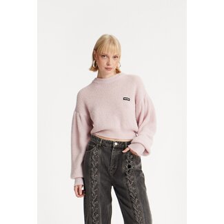 Rotate Rotate Knit Puff Crewneck Ballerina