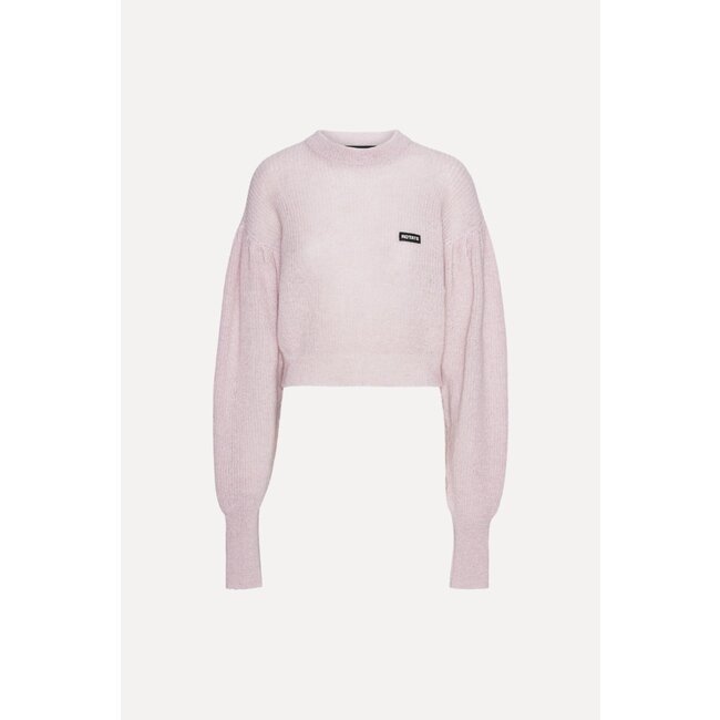 Rotate Knit Puff Crewneck Ballerina