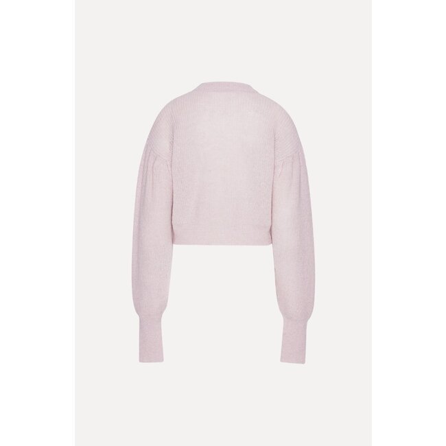 Rotate Knit Puff Crewneck Ballerina