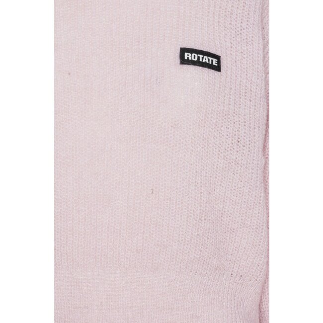 Rotate Knit Puff Crewneck Ballerina