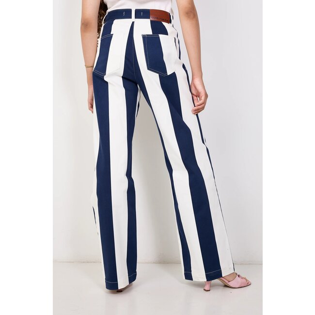 Coco Y Maria Camilla pants navy stripe