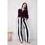 Coco Y Maria Camilla pants navy stripe