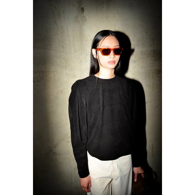 COLLECTORS club Terry top Black