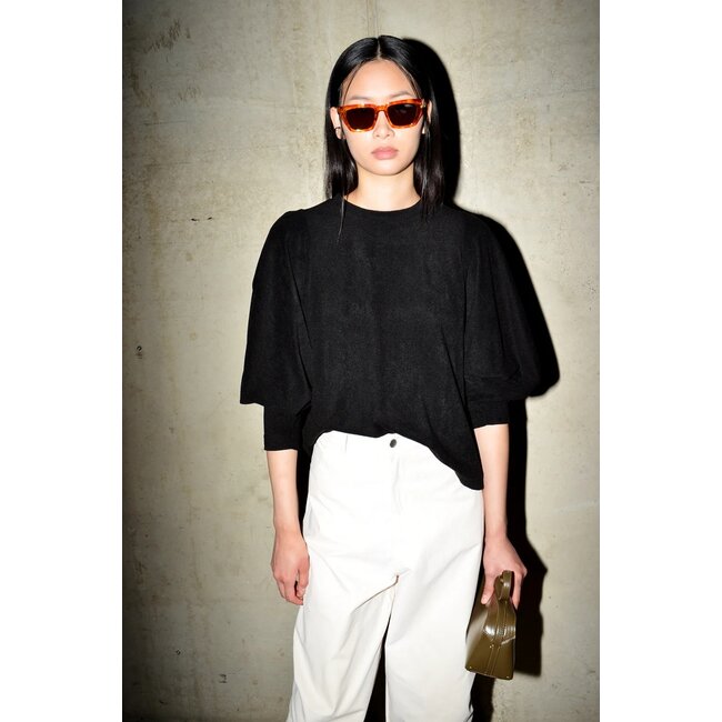 COLLECTORS club Terry top Black