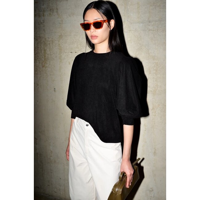 COLLECTORS club Terry top Black