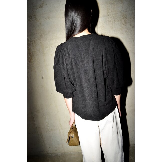 COLLECTORS club Terry top Black