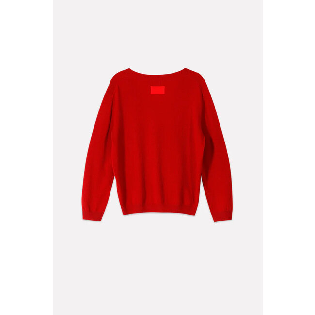 COLLECTORS club Kiara sweater Pomegranate Red