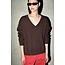 COLLECTORS club COLLECTORS club Kiara sweater Dark Chocolate