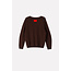COLLECTORS club Kiara sweater Dark Chocolate