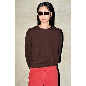 COLLECTORS club COLLECTORS club Keanu sweater Dark Chocolate