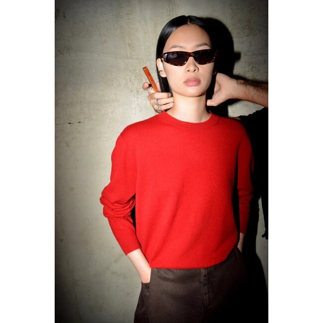 COLLECTORS club Keanu sweater Pomegranate Red