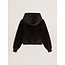 Golden Goose Zip up hoodie crop bomber double chenille