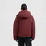 Hooded puffer Jacket rum raisin