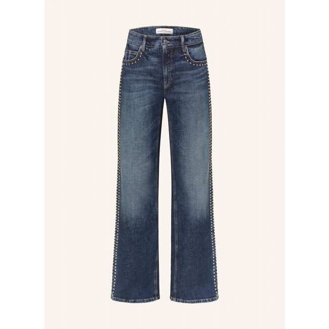 Cambio Jeans Aimee Signature Blue Denim Dark Cross