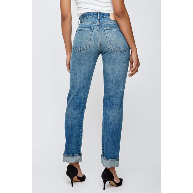 Moussy MV Frederica straight-SV in blue