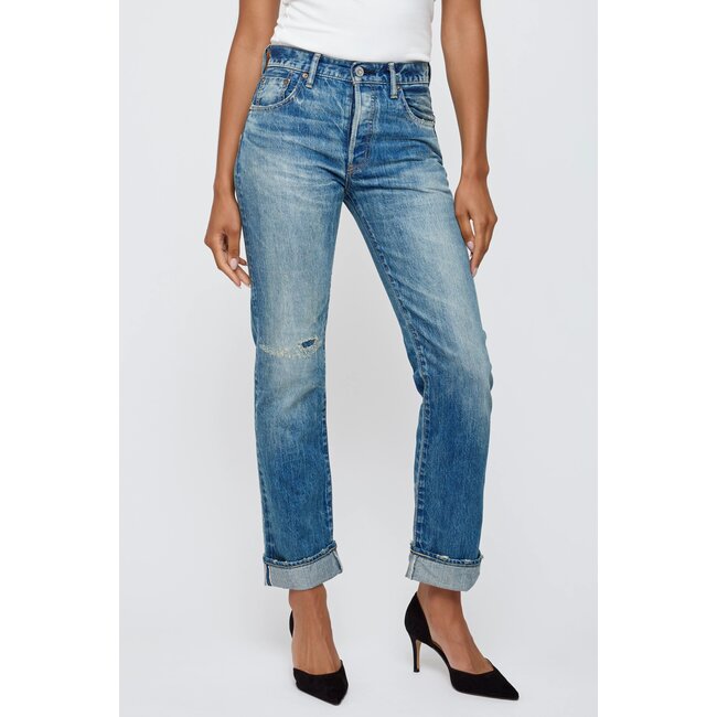 Moussy MV Frederica straight-SV in blue