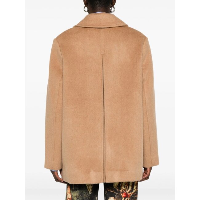 GANNI Double Faced Wool Doublebreatsed Blazer/Jacket