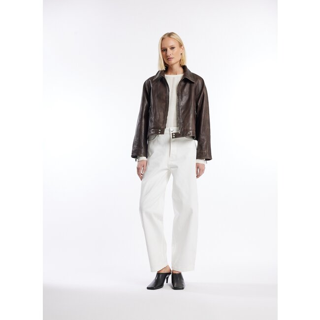 One And Other Triana Leather Jacket