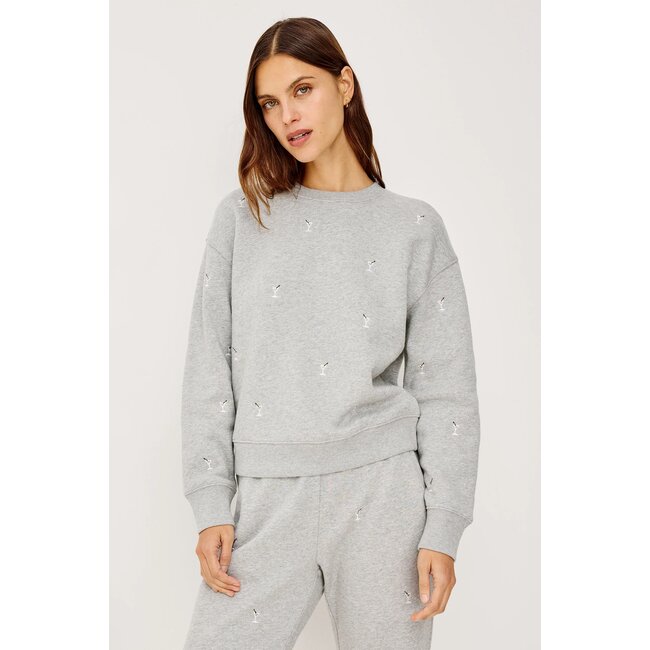 Ramona Sweater Heather Grey Martini