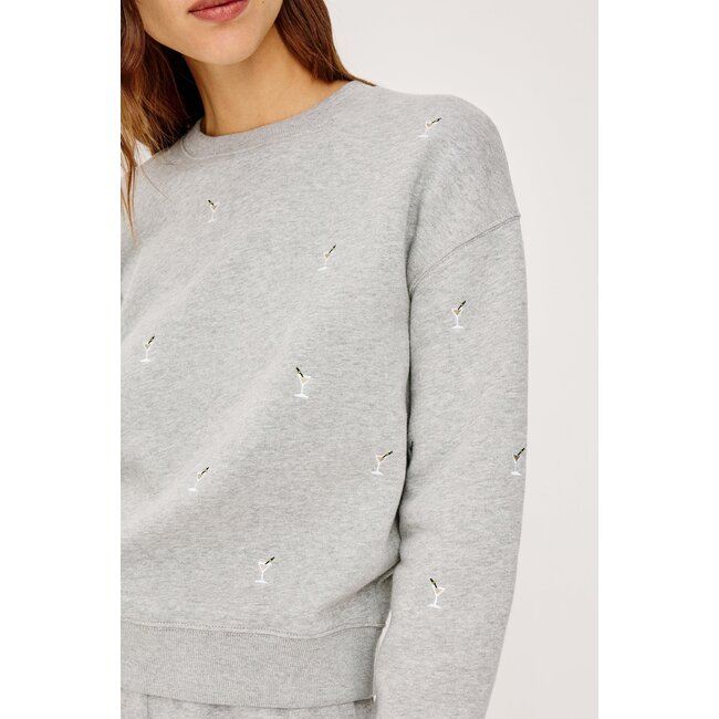 Ramona Sweater Heather Grey Martini
