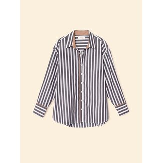 Xirena Xirena Gillian Shirt Ink Stripe