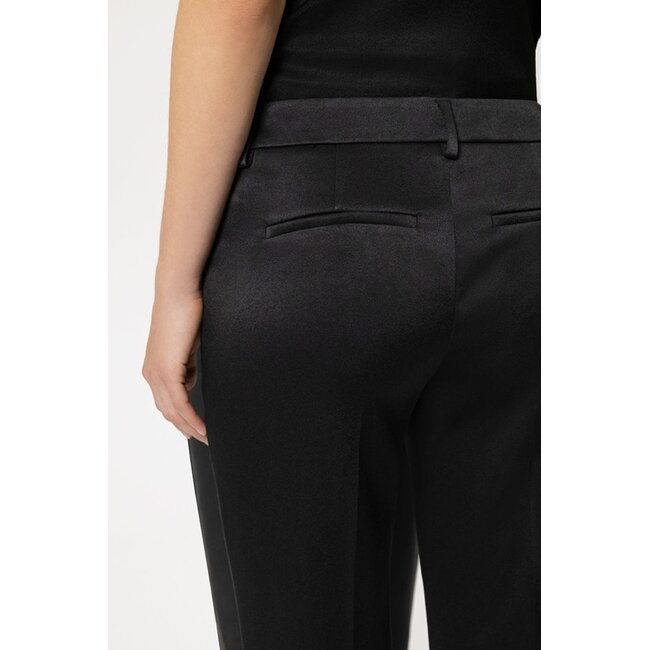 Luisa Cerano Flared pants with a satin finish