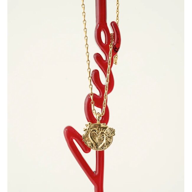 Anna + Nina Memorable Love Charm Gold Plated