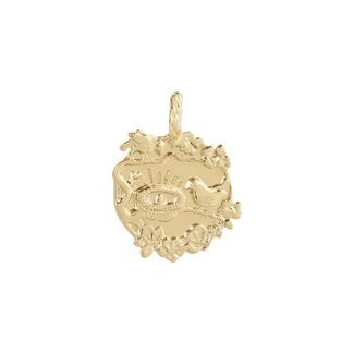 Anna + Nina Anna + Nina Memorable Birth Charm Gold Plated