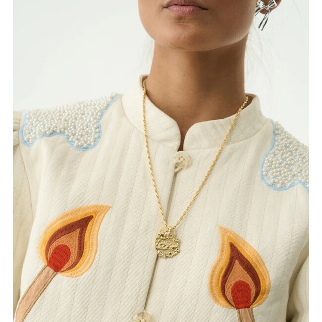 Anna + Nina Memorable Birth Charm Gold Plated