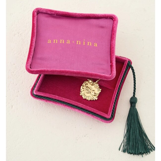 Anna + Nina Memorable Birth Charm Gold Plated