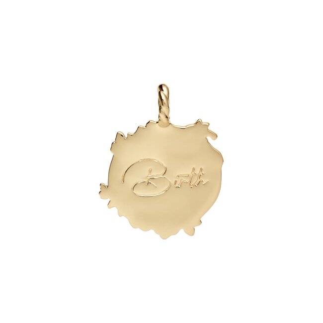 Anna + Nina Memorable Birth Charm Gold Plated