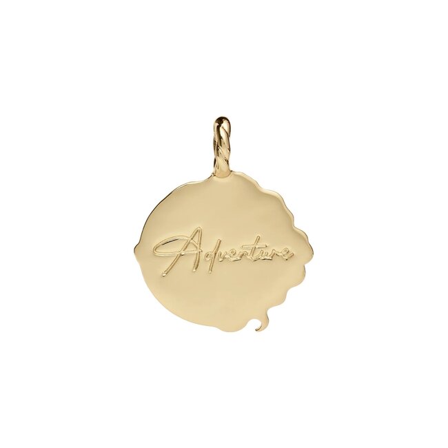 Anna + Nina Memorable Adventure Charm Gold Plated