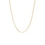 Anna + Nina Anna + Nina Radiant Plain Necklace Gold Plated