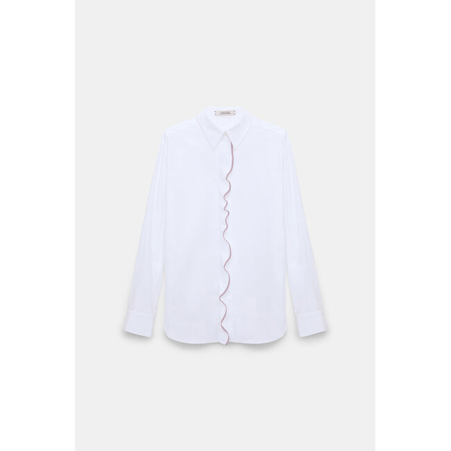 Pure power blouse white lilac