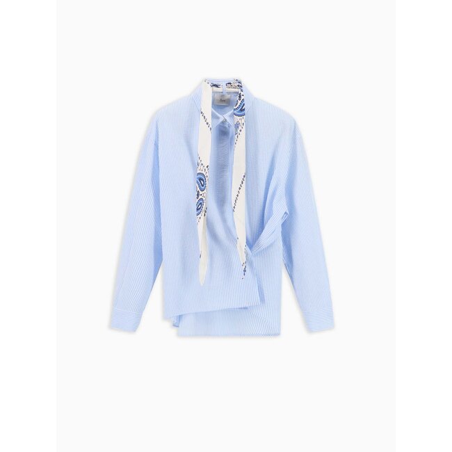 8PM Cannes blouse light blue