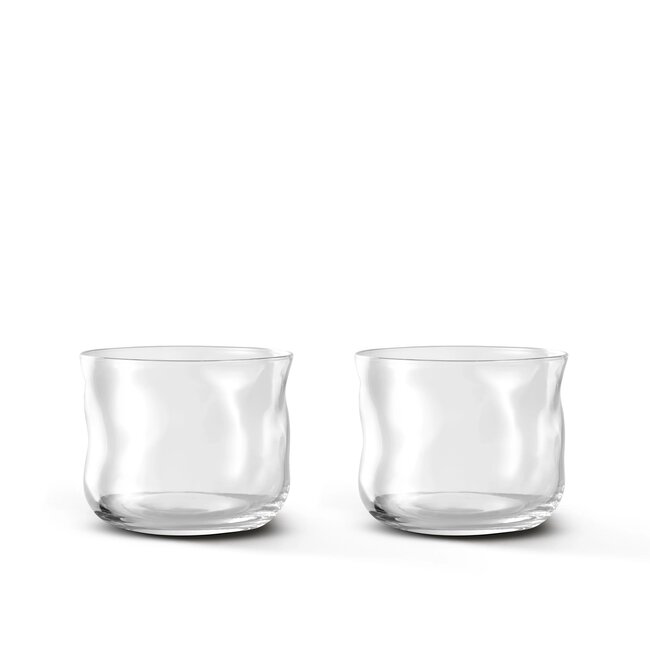PAVEAU Swirl Small Tumbler Glasses - Wave - Set of 2 pieces