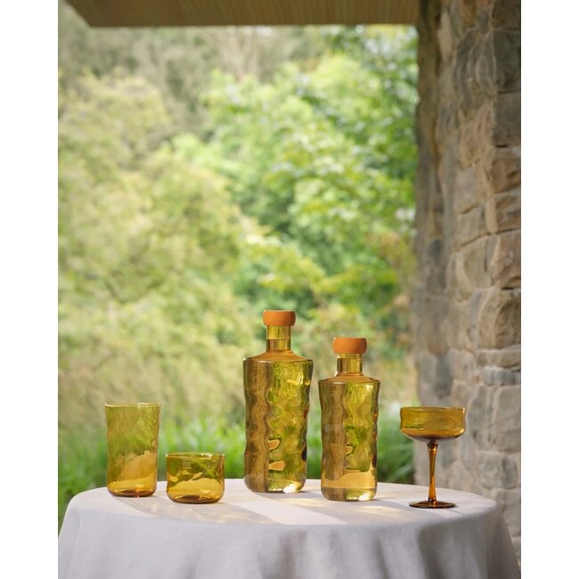 PAVEAU Swirl Small Tumbler Glasses - Dune - Set of 2 pieces