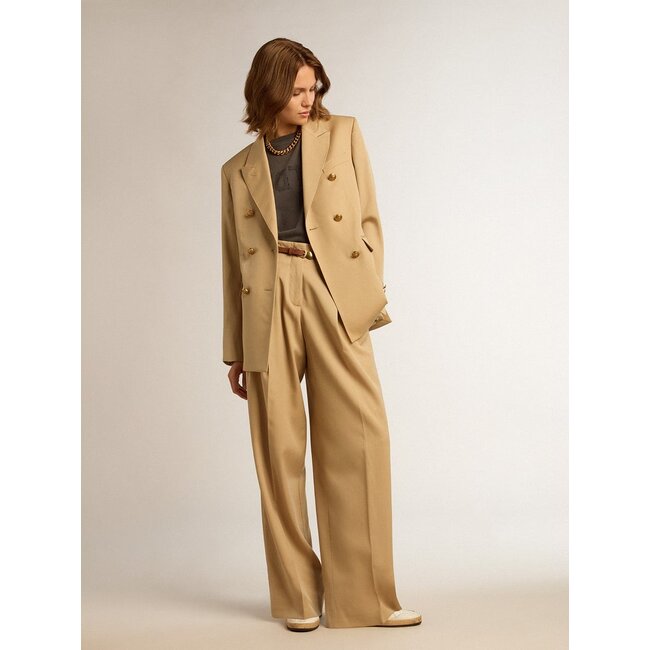 Golden Goose Pant Wide Leg Light Wool