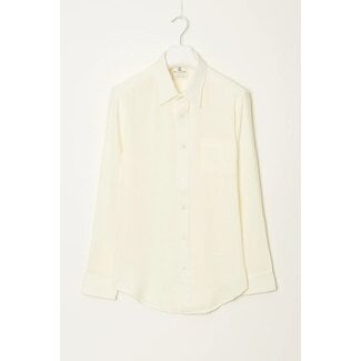 DENIMIST DENIMIST Boyfriend shirt ecru crinkle