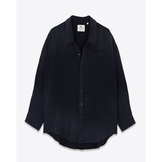 DENIMIST DENIMIST Button front shirt navy crinkle
