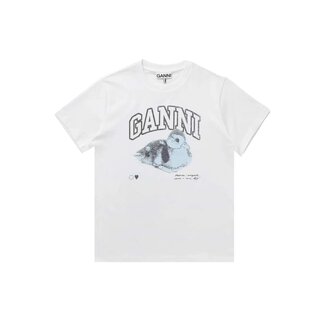 GANNI GANNI Basic Jersey Duckie Relaxed t-shirt