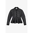 GANNI Flocked Organza Peplum Shirt black