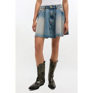 GANNI GANNI Tint Rigid Denim Mini Skirt