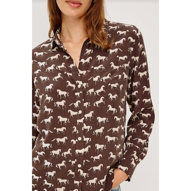 Rails Kate in ivory horses