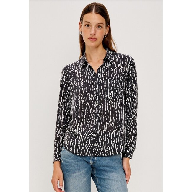 Rails Josephine blouse in ash lynx