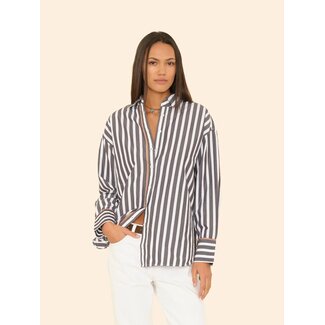 Xirena Xirena Gillan Shirt Ink Stripe