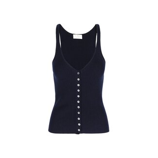 RAE Antwerp RAE Antwerp Ursula navy button down tank