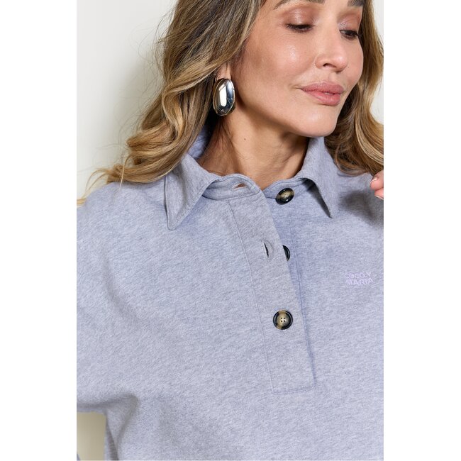 Coco Y Maria Hugo Polo Grey Melange